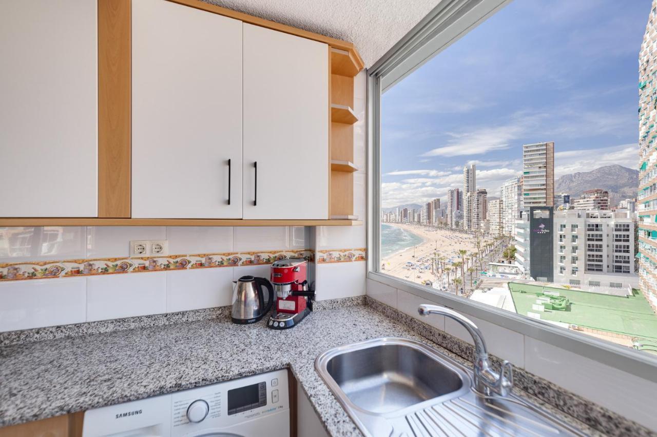 Levante Sunset Front Line Apartment Almadraba 貝尼多姆 外观 照片